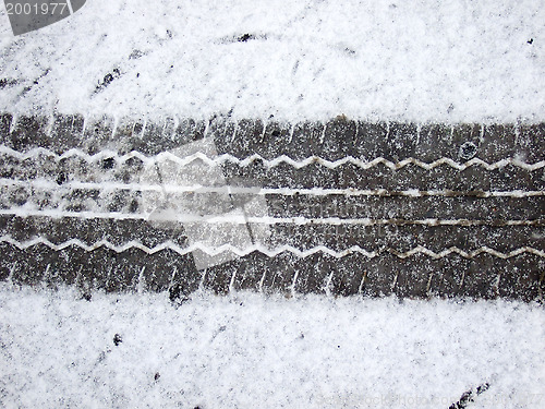 Image of tire track