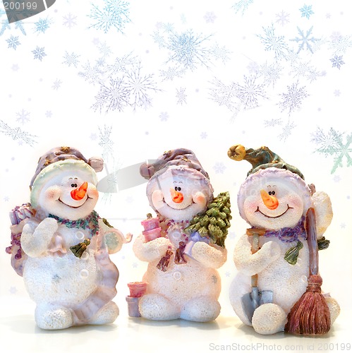 Image of Snowmen and Snowflakes