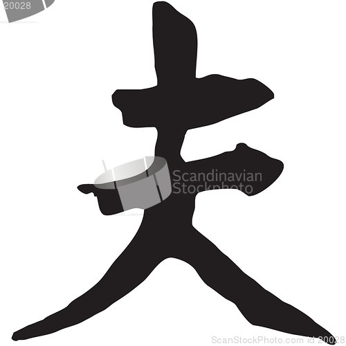 Image of chinese symbol for man