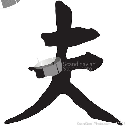 Image of chinese symbol for man