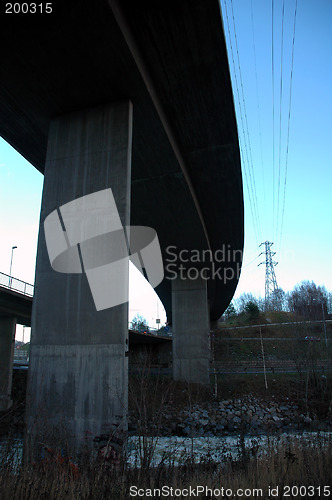 Image of Highway, bridge underside