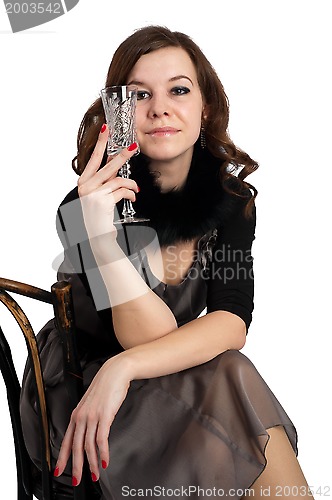 Image of portrait of the beautiful woman.