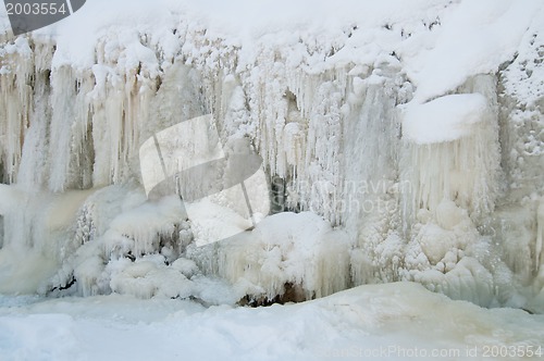 Image of Frozen waterfall