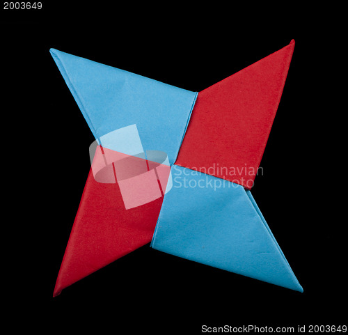 Image of Red and blue colors decorative element