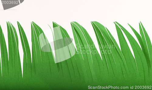 Image of Grass made ??of paper