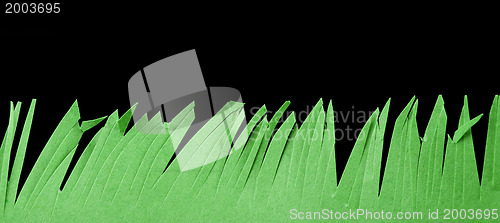 Image of Grass made ??of paper