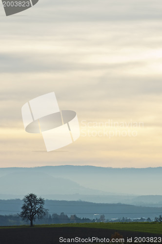 Image of Sunset in autumn
