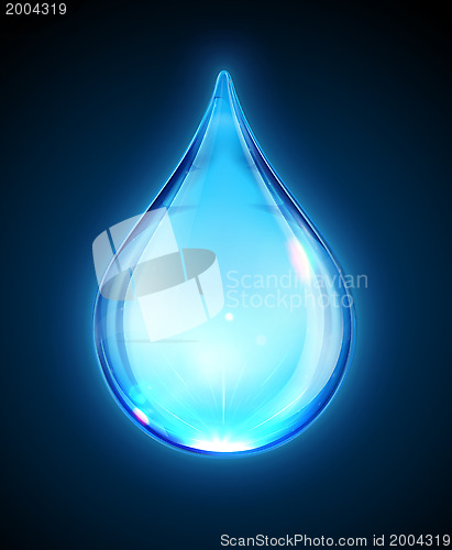 Image of Blue drop