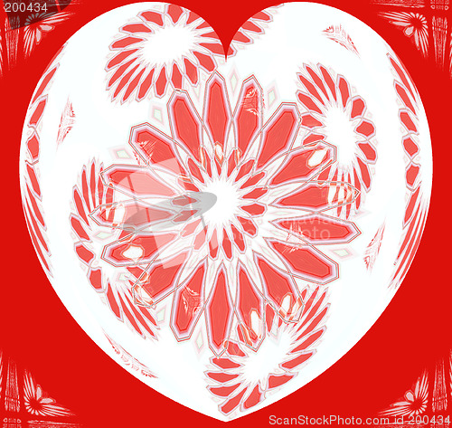 Image of Valentine Sunflower Heart Design