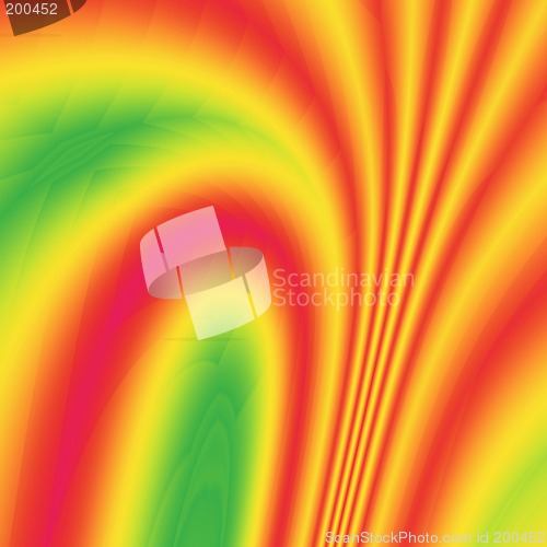 Image of Rainbow Fan Abstract