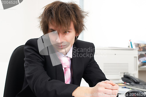 Image of Businessman in office