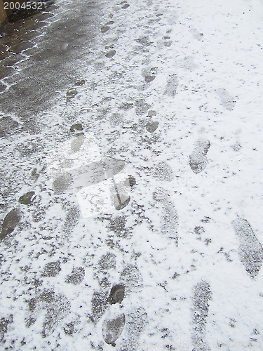 Image of winter pavement