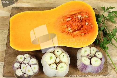 Image of Pumpkin and garlic