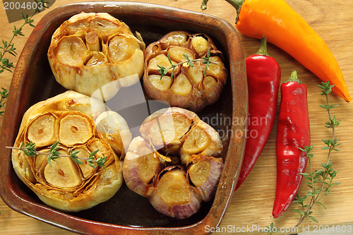 Image of Roasted garlic.