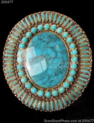 Image of Turquoise medallion