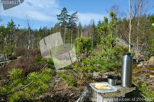 Image of Coffee break in forest