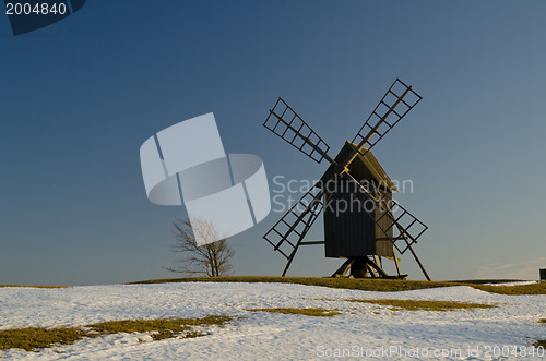 Image of Windmill at springtime