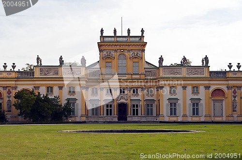 Image of Wilanow Palace, Warsaw, Poland.