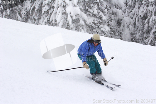 Image of woman skiing