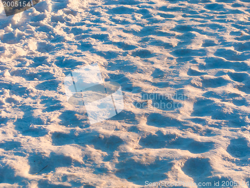 Image of Pattern in the snow