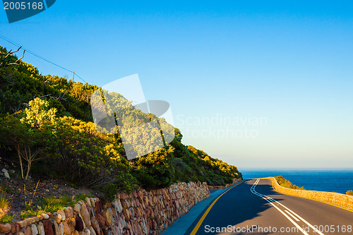 Image of Seaside Curving Road