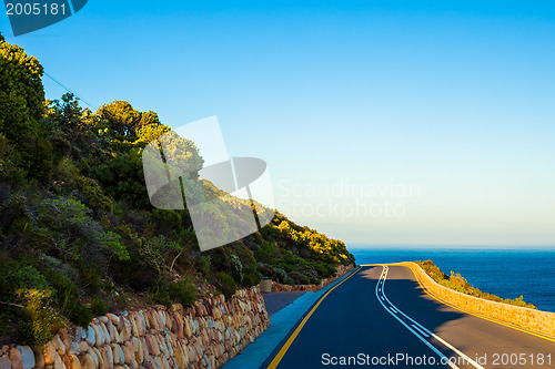 Image of Seaside Curving Road