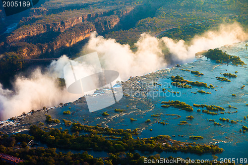 Image of Victoria Falls Aerial