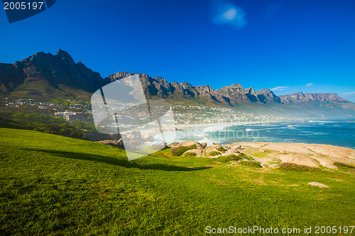 Image of Camps Bay Hillside with Posts