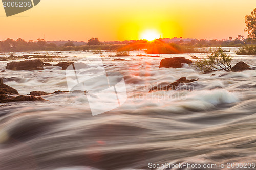 Image of Whitewater rapids at Victoria Falls