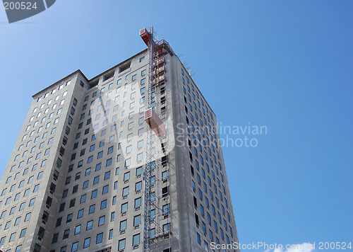 Image of Tall Construction Building