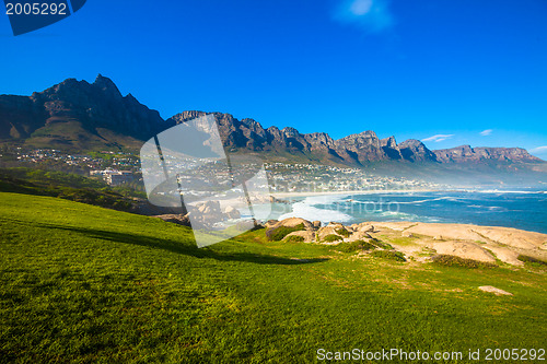 Image of Camps Bay Hillside with Posts