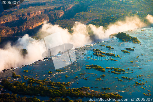 Image of Victoria Falls Aerial