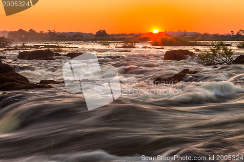 Image of Whitewater rapids at Victoria Falls