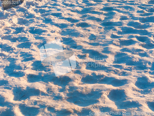 Image of Pattern in the snow