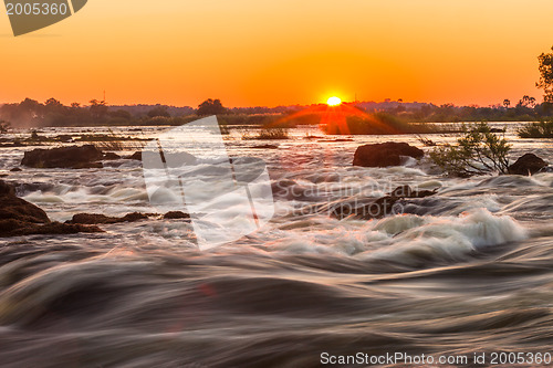 Image of Whitewater rapids at Victoria Falls