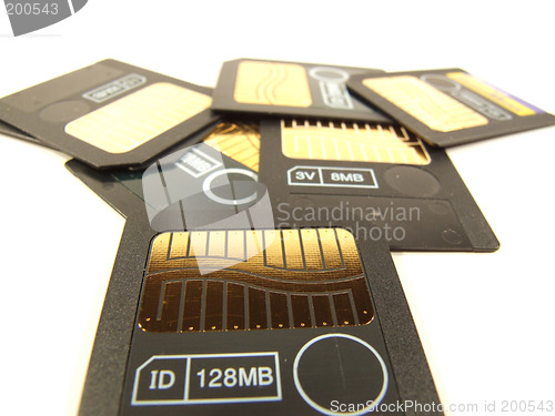 Image of 128 mb memory cards