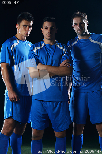 Image of soccer players team