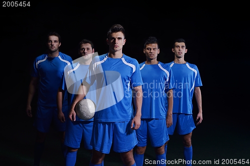 Image of soccer players team