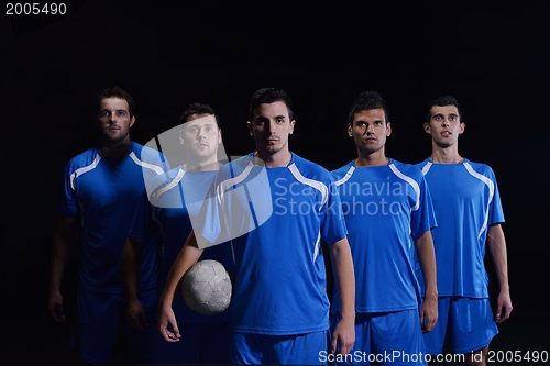 Image of soccer players team