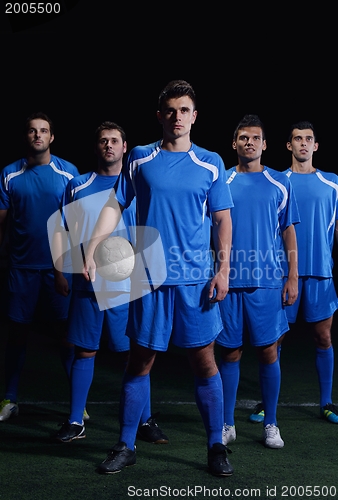 Image of soccer players team