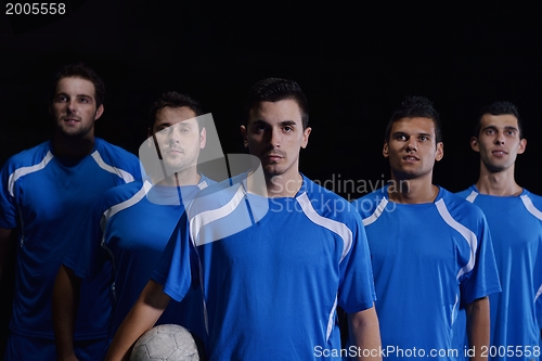 Image of soccer players team