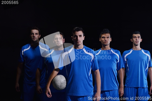 Image of soccer players team