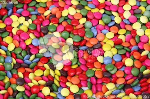 Image of color candies background