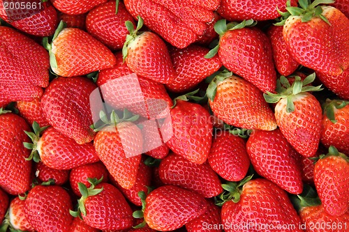 Image of strawberries background