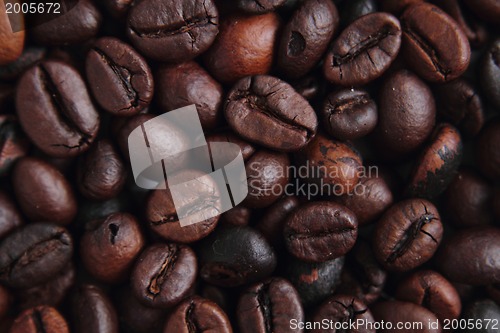 Image of coffee beans background