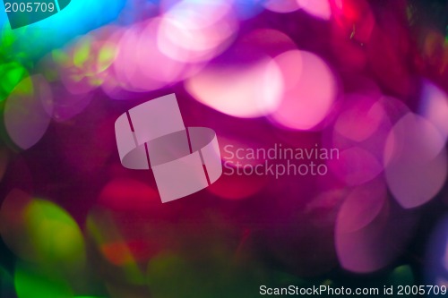 Image of Abstract christmas lights as background