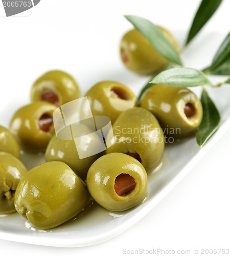 Image of Green Stuffed Olives
