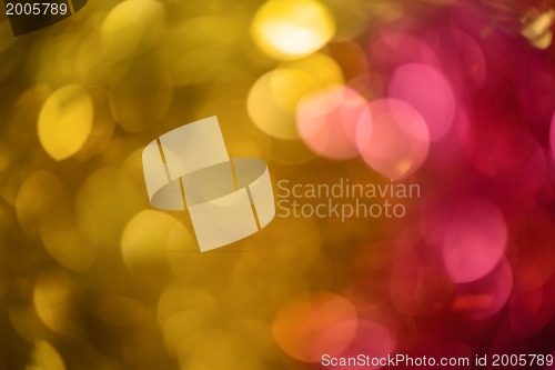Image of Abstract christmas lights as background