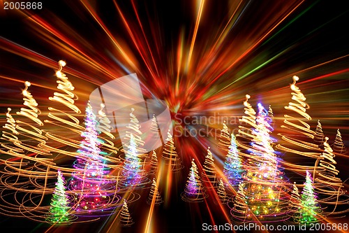 Image of xmas background with christmas tree
