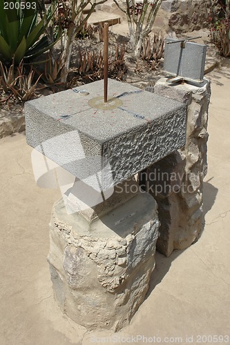 Image of The ancient indian sundial
